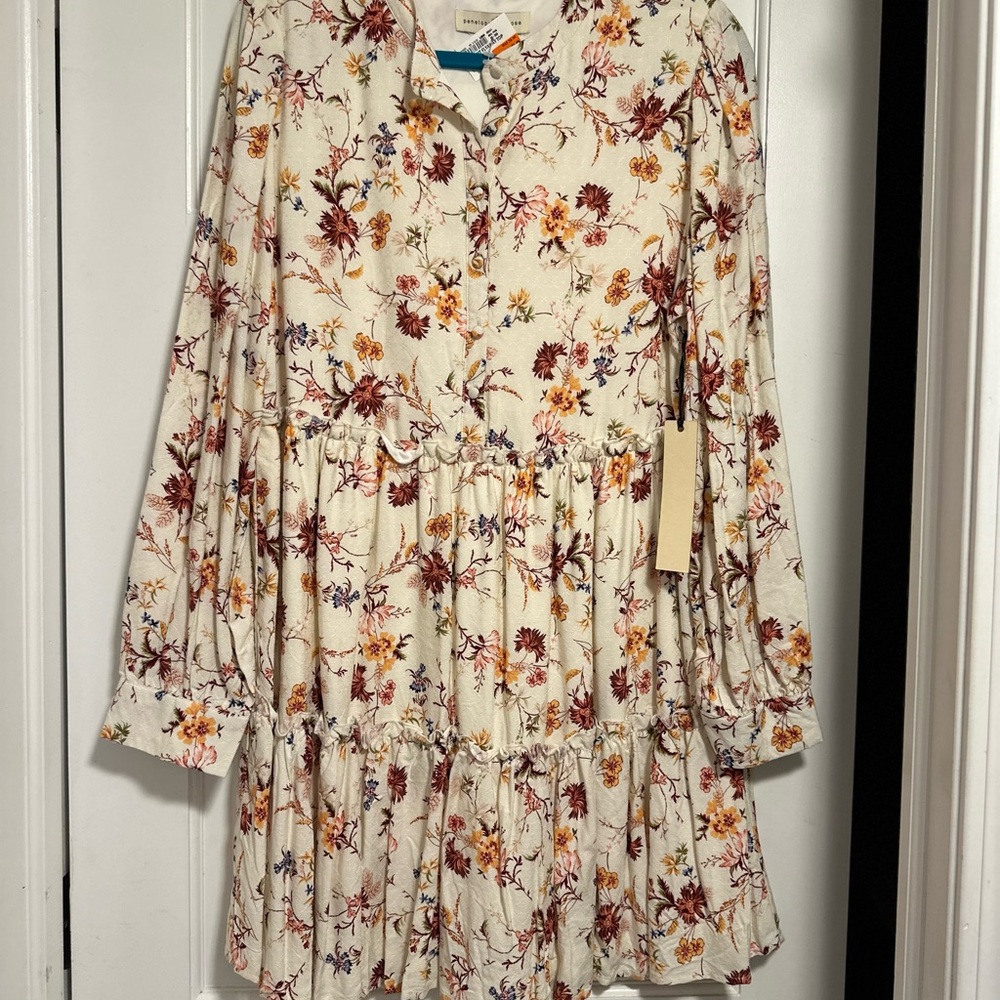Floral Long-Sleeve Dress